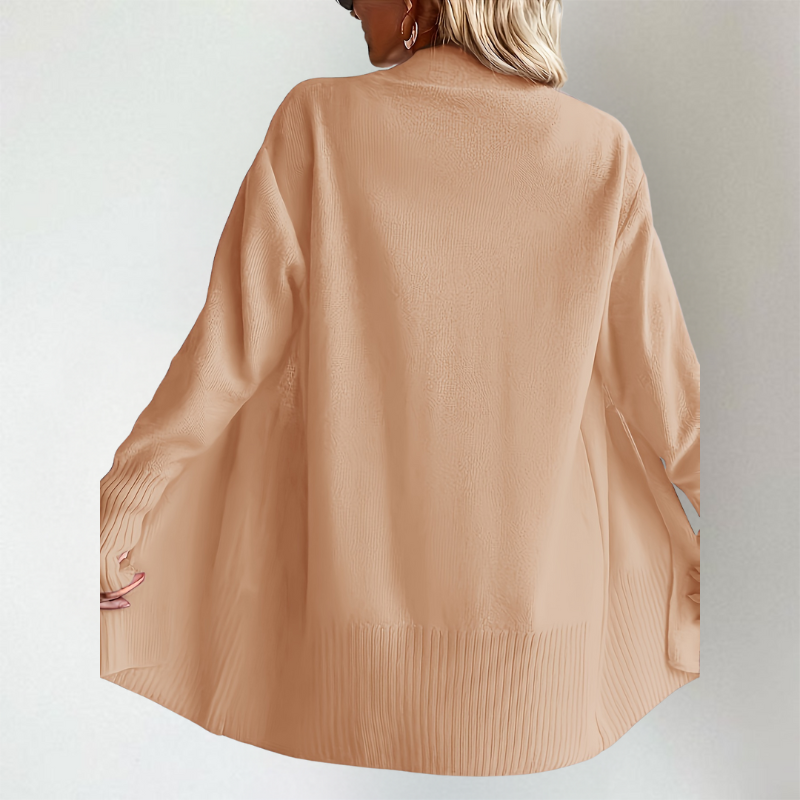 Öppen Cardigan – Bekväm elegans med vardaglig lätthet