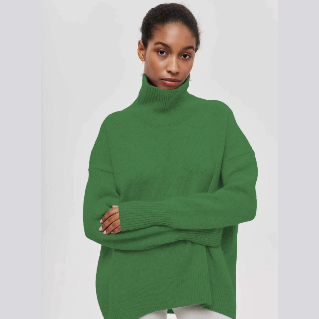 Kortärmad rullkrage-tröja – Djärv elegans med modern stil