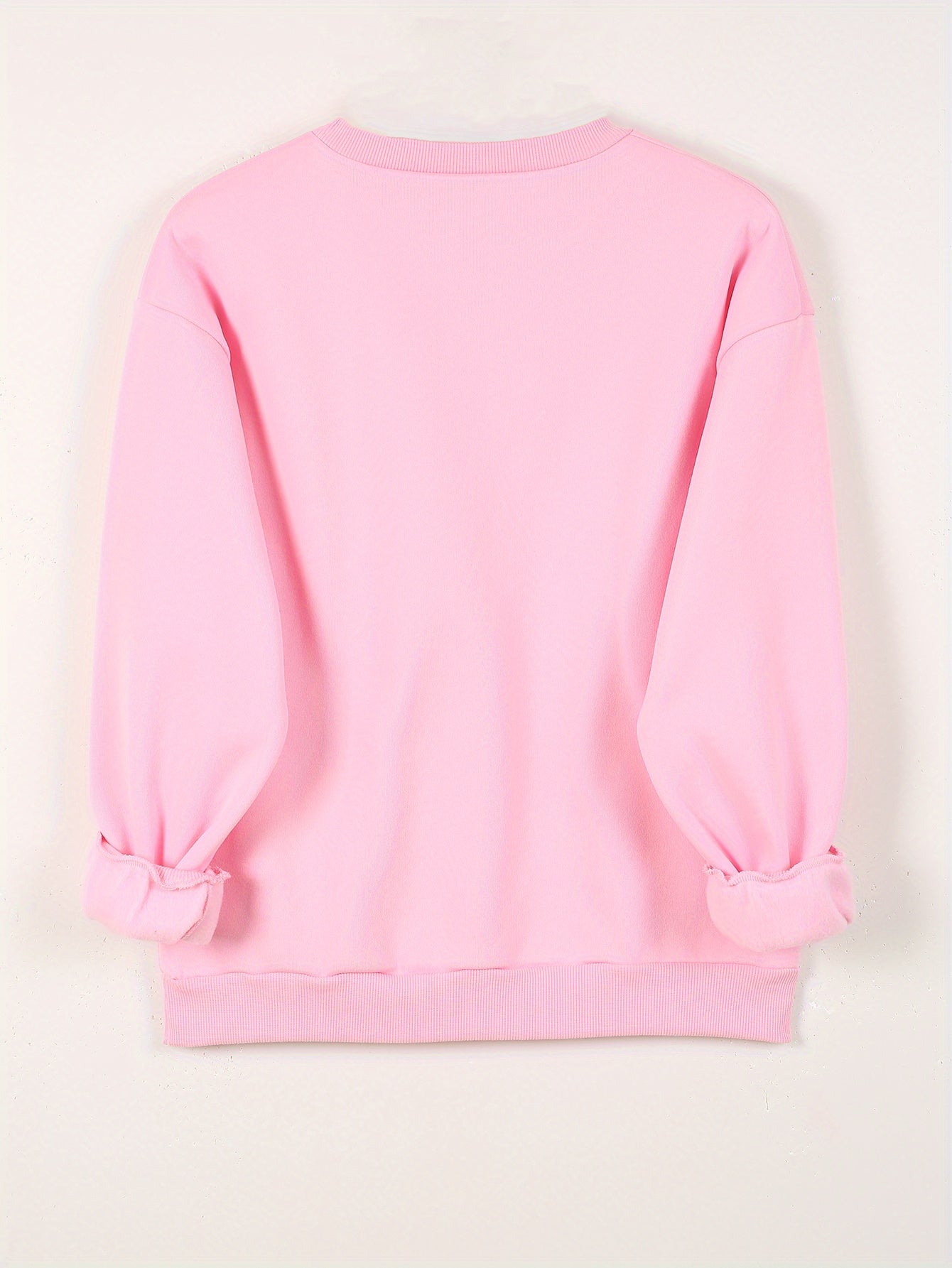 Sweatshirt med hjärttryck – Lekfull komfort med kärleksfull stil
