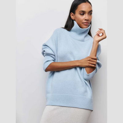 Kortärmad rullkrage-tröja – Djärv elegans med modern stil