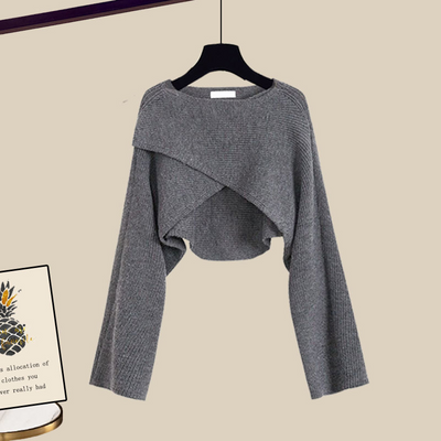 Tre-dels Outfit-set – Enkel Chic med Modern Mångsidighet