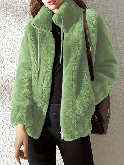 Mjuk High Neck Jacka – Njut av bekväm komfort varje dag