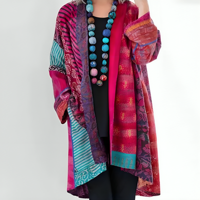 Boho-Kimono-Cardigan – Konstnärlig elegans med avslappnad stil