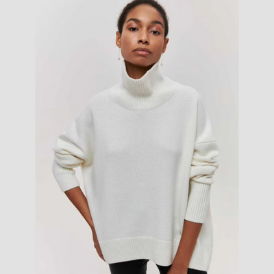 Kortärmad rullkrage-tröja – Djärv elegans med modern stil
