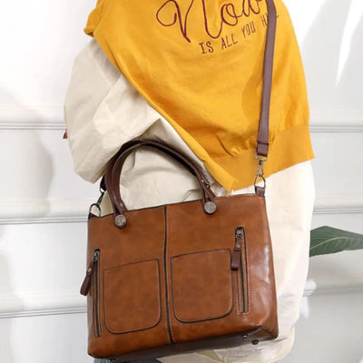 Crossbody-axelväska – Tidlös stil möter vardagsfunktionalitet